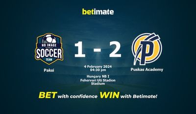 Paksi vs Puskas Academy 预测、赔率和投注技巧 02/04/2024