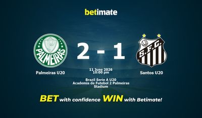 Palmeiras U20 vs Santos U20 Prediction, Odds & Betting Tips 06/11/2026