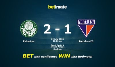 Palmeiras vs Fortaleza EC Prediction, Odds & Betting Tips 07/22/2023