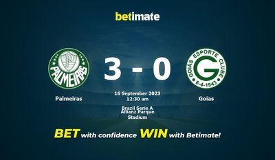 Palmeiras vs Goias Prediction, Odds & Betting Tips 09/16/2023