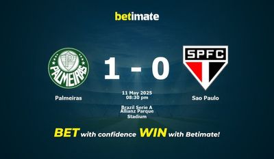 Palmeiras vs Sao Paulo Prediction, Odds & Betting Tips 05/11/2025