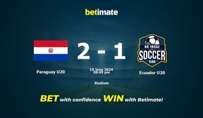Paraguay U20 vs Ecuador U20 Prediction, Odds & Betting Tips 06/19/2024