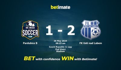 Pardubice B vs FK Usti nad Labem Prediction, Odds & Betting Tips 05/26/2024