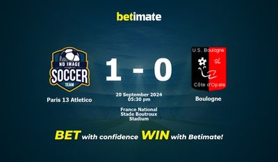 Paris 13 Atletico vs Boulogne Prediction, Odds & Betting Tips 09/20/2024