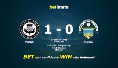 Partick vs Morton Prognoza, kursy i porady dotyczące zakładów 02/01/2025