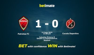 Patriotas FC vs Cucuta Deportivo Prediction, Odds & Betting Tips 06/13/2025