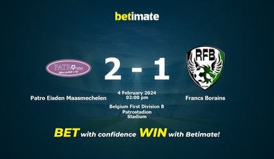 Patro Eisden Maasmechelen vs Francs Borains التوقعات، الصعاب ونصائح الرهان 04/02/2024