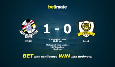 PDRM vs Perak Prediction, Odds & Betting Tips 11/02/2024