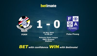 PDRM vs Pulau Pinang Prediction, Odds & Betting Tips 05/25/2024