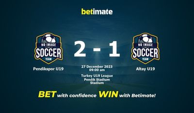 Pendikspor U19 vs Altay U19 التوقعات، الاحتمالات ونصائح الرهان 27/12/2023