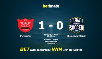 Prediksi, Peluang & Tips Taruhan Persepolis vs Shams Azar Qazvin 26/10/2024