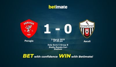 Dự đoán Perugia vs Ascoli, Tỷ lệ cược & Mẹo cá cược 03/03/2025