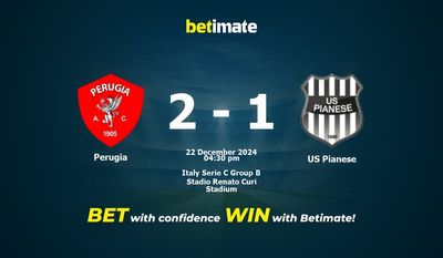 Dự đoán Perugia vs US Pianese, Tỷ lệ cược & Mẹo cá cược 22/12/2024