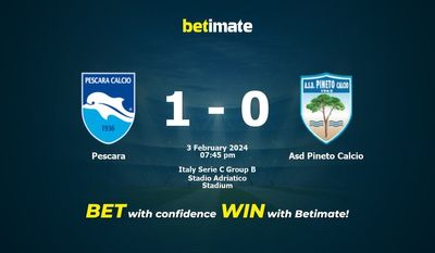 Pescara vs Asd Pineto Calcio التوقعات، الصعاب ونصائح الرهان 02/03/2024