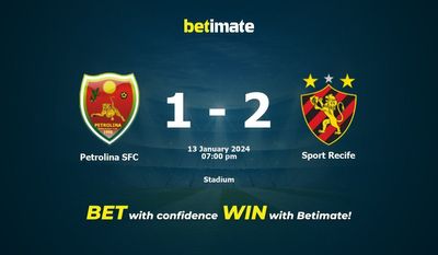 Petrolina SFC vs Sport Recife Prediction, Odds & Betting Tips 01/13/2024