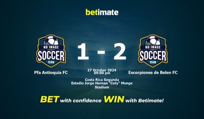 Pfa Antioquia FC vs Escorpiones de Belen FC Prediction, Odds & Betting Tips 10/27/2024