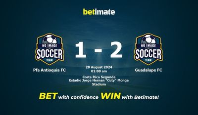 Pfa Antioquia FC vs Guadalupe FC Prediction, Odds & Betting Tips 08/20/2024