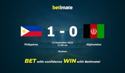 Philippines vs Afghanistan Prediction, Odds & Betting Tips 09/12/2023