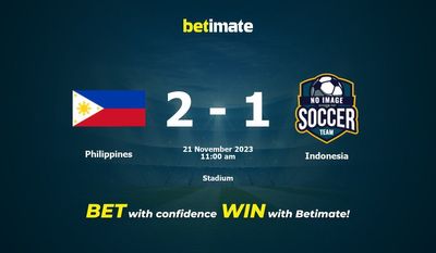 Philippines vs Indonesia Prediction, Odds & Betting Tips 11/21/2023
