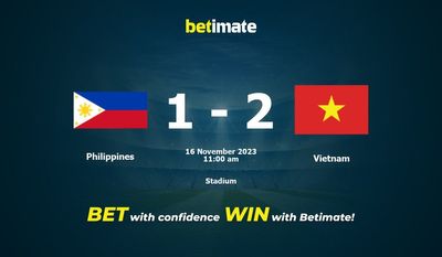 Philippines vs Vietnam Prediction, Odds & Betting Tips 11/16/2023