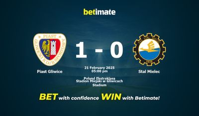 Piast Gliwice vs Stal Mielec Prediction, Odds & Betting Tips 02/21/2025
