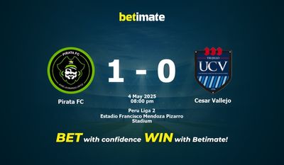 Pirata FC vs Cesar Vallejo Prediction, Odds & Betting Tips 05/04/2025