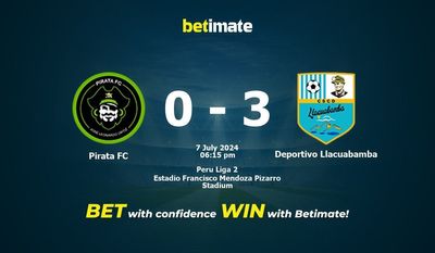 Pirata FC vs Deportivo Llacuabamba Prediction, Odds & Betting Tips 07/07/2024