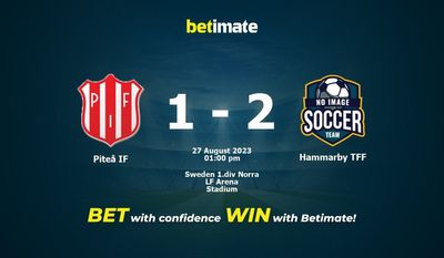 Piteå IF vs Hammarby TFF Prediction, Odds & Betting Tips 08/27/2023