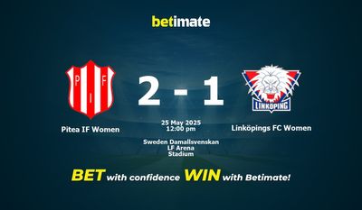 Pitea IF Women vs Linköpings FC Women Prediction, Odds & Betting Tips 05/25/2025