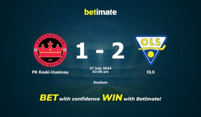 PK Keski-Uusimaa vs OLS Prediction, Odds & Betting Tips 07/27/2024