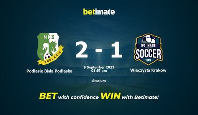 Podlasie Biala Podlaska vs Wieczysta Krakow Prediction, Odds & Betting Tips 09/09/2023