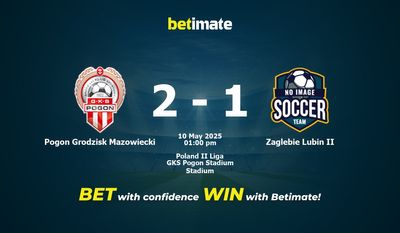 Pogon Grodzisk Mazowiecki vs Zaglebie Lubin II Prediction, Odds & Betting Tips 05/10/2025