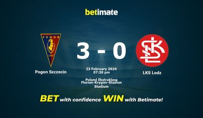 Pogon Szczecin vs LKS Lodz 预测、赔率和投注技巧 02/23/2024