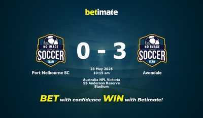 Port Melbourne SC vs Avondale Prediction, Odds & Betting Tips 05/23/2025