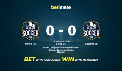 Porto PE vs Central SC Prediction, Odds & Betting Tips 01/19/2024