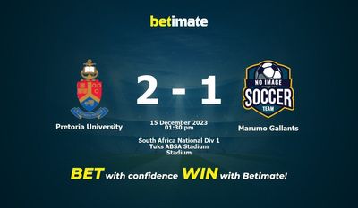 Pretoria University vs Marumo Gallants Prediction, Odds & Betting Tips 12/15/2023