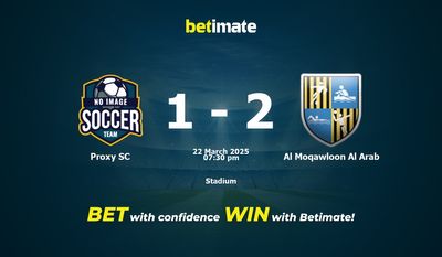 Proxy SC vs Al Moqawloon Al Arab Prediction, Odds & Betting Tips 03/22/2025