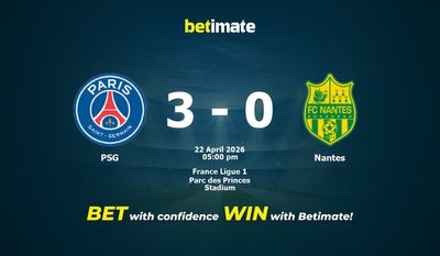 PSG vs Nantes Prediction, Odds & Betting Tips 04/22/2026