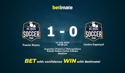 Puerto Nuevo vs Centro Espanyol Prediction, Odds & Betting Tips 07/13/2024