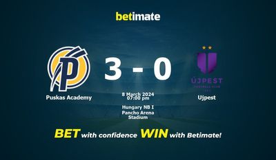 Puskas Academy vs Ujpest 预测、赔率和投注技巧 03/08/2024