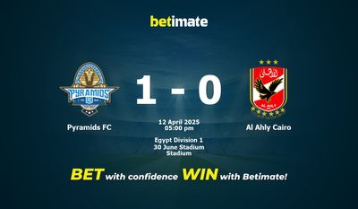Pyramids FC vs Al Ahly Cairo Prediction, Odds & Betting Tips 04/12/2025