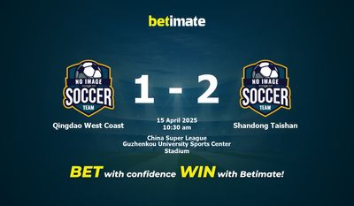 Qingdao West Coast vs Shandong Taishan Prediction, Odds & Betting Tips 04/15/2025