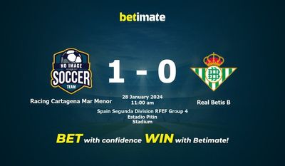 Racing Cartagena Mar Menor vs Real Betis B 预测、赔率和投注技巧 01/28/2024
