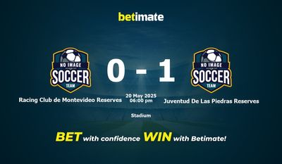 Racing Club de Montevideo Reserves vs Juventud De Las Piedras Reserves Prediction, Odds & Betting Tips 05/20/2025