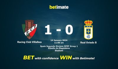 Racing Club Villalbes vs Real Oviedo B 预测、赔率和投注技巧 01/14/2024