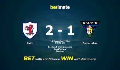 Dự đoán Raith vs Dunfermline, Tỷ lệ cược & Mẹo cá cược 14/12/2024