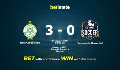 Raja Casablanca vs Youssoufia Berrechid Prediction, Odds & Betting Tips 02/08/2024