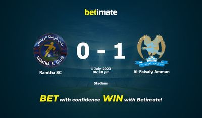 Ramtha SC vs Al-Faisaly Amman Prediction, Odds & Betting Tips 07/01/2023