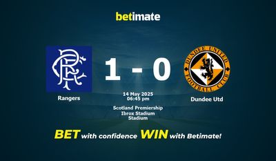 Rangers vs Dundee Utd Prediction, Odds & Betting Tips 05/14/2025