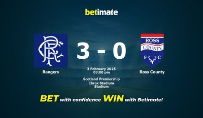 Rangers vs Ross County Prediction, Odds & Betting Tips 02/02/2025